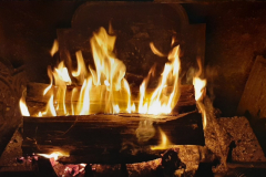 Feu de cheminée