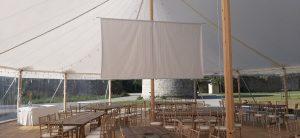 Écran de vidéoprojection salle séminaire – Domaine Keranflec'h Milizac Finistère