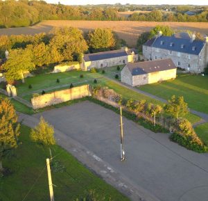 Manoir de Keranflec'h le matin