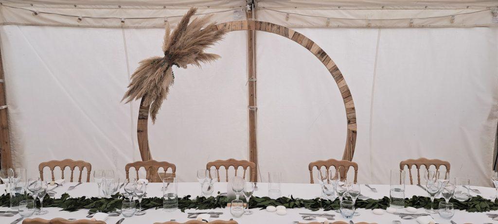 Arche mariage Domaine de Keranflec'h